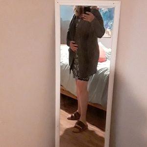 Zara Knit Sweater S Brown